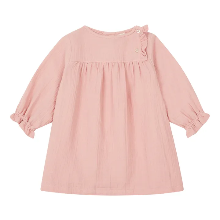 Bonton Robe Gaze de Coton Pampill | Rose
