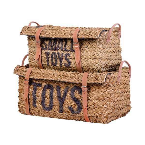 Childhome Rattan Opbergmanden – 2 Stuks