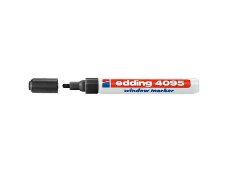 edding 4095 window - Markør - for glas - sort - vandbaseret blæk - 2-3 mm
