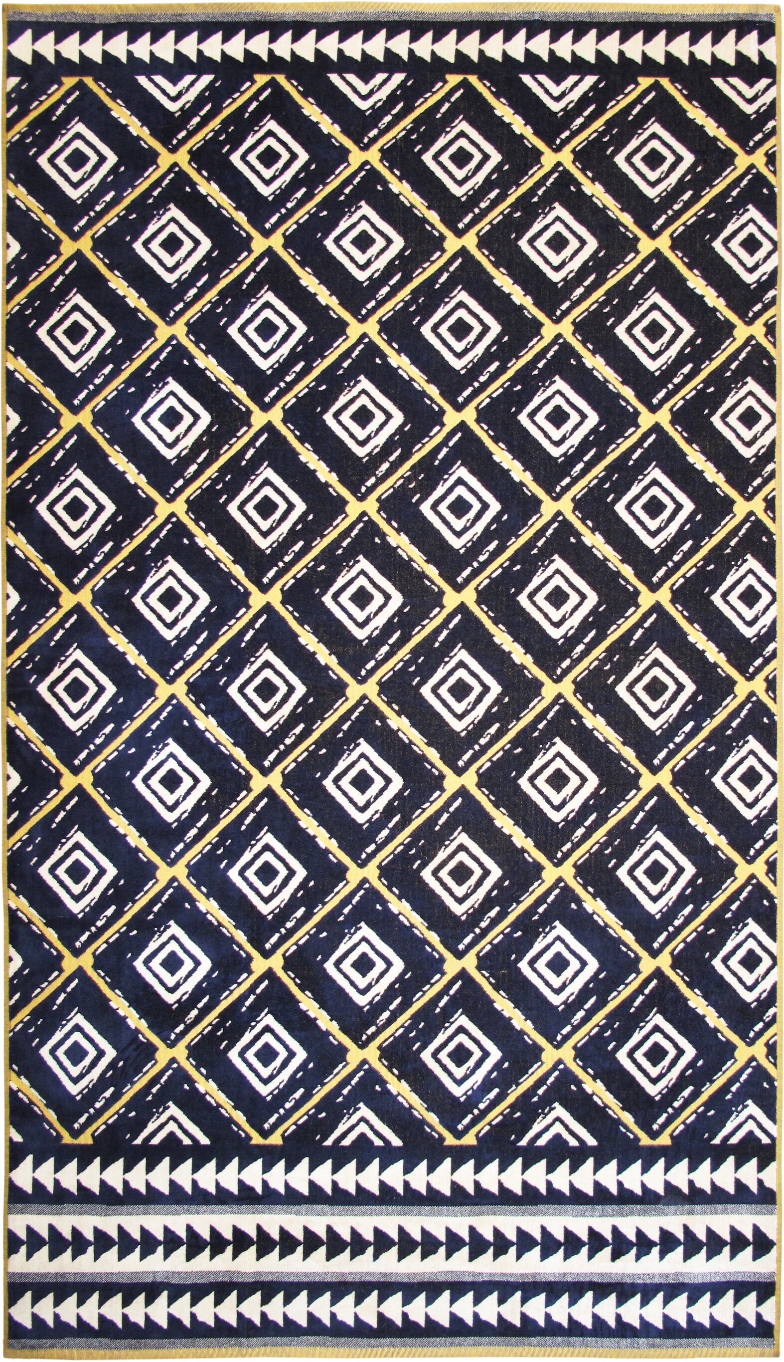 Strandtuch »Quadro, Velours Jacquard«