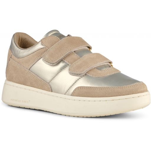 Woden Monica Metallic Sneakers, Champagne, 39