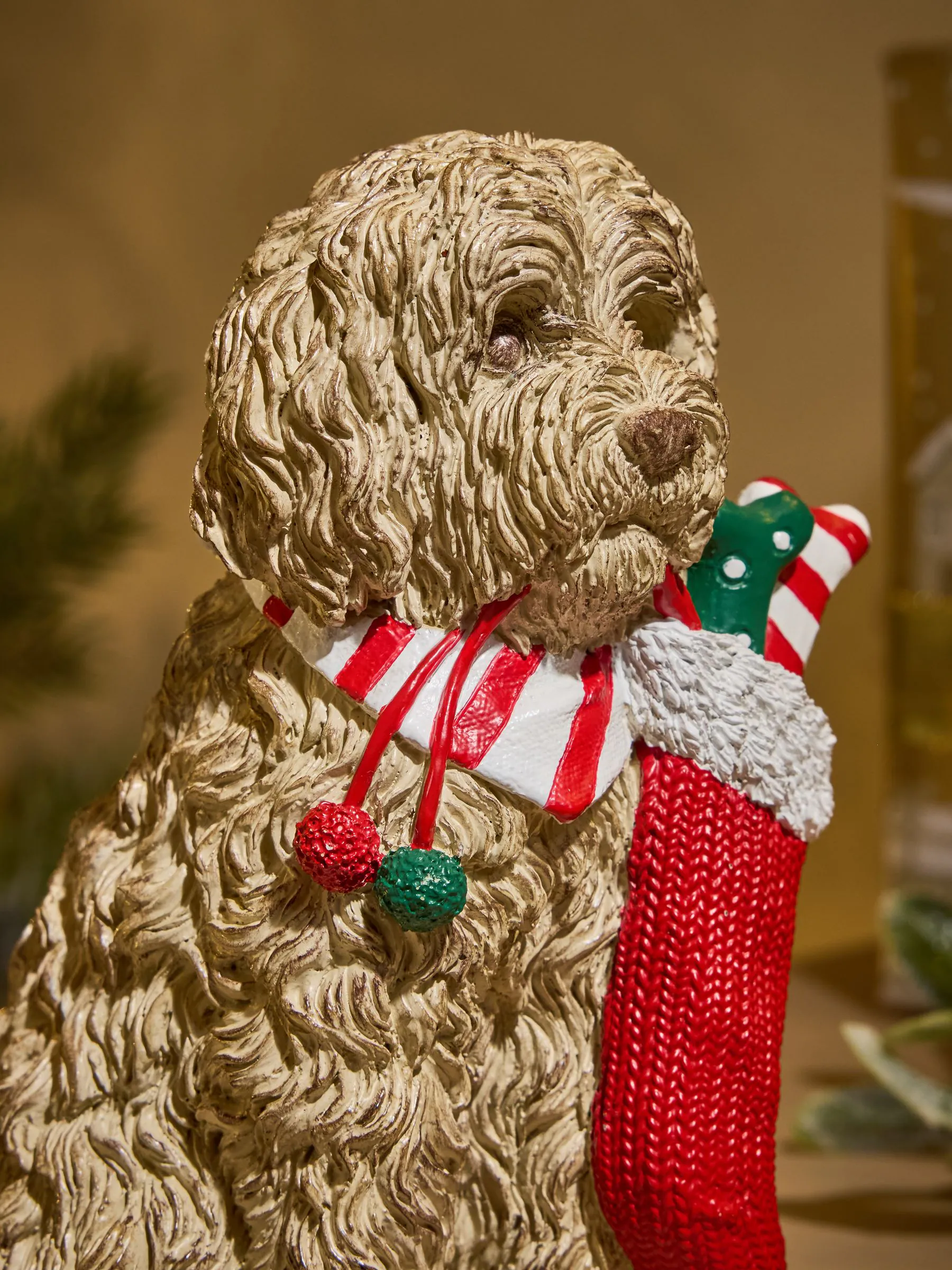 Louie The Labradoodle Kerstmis Ornament