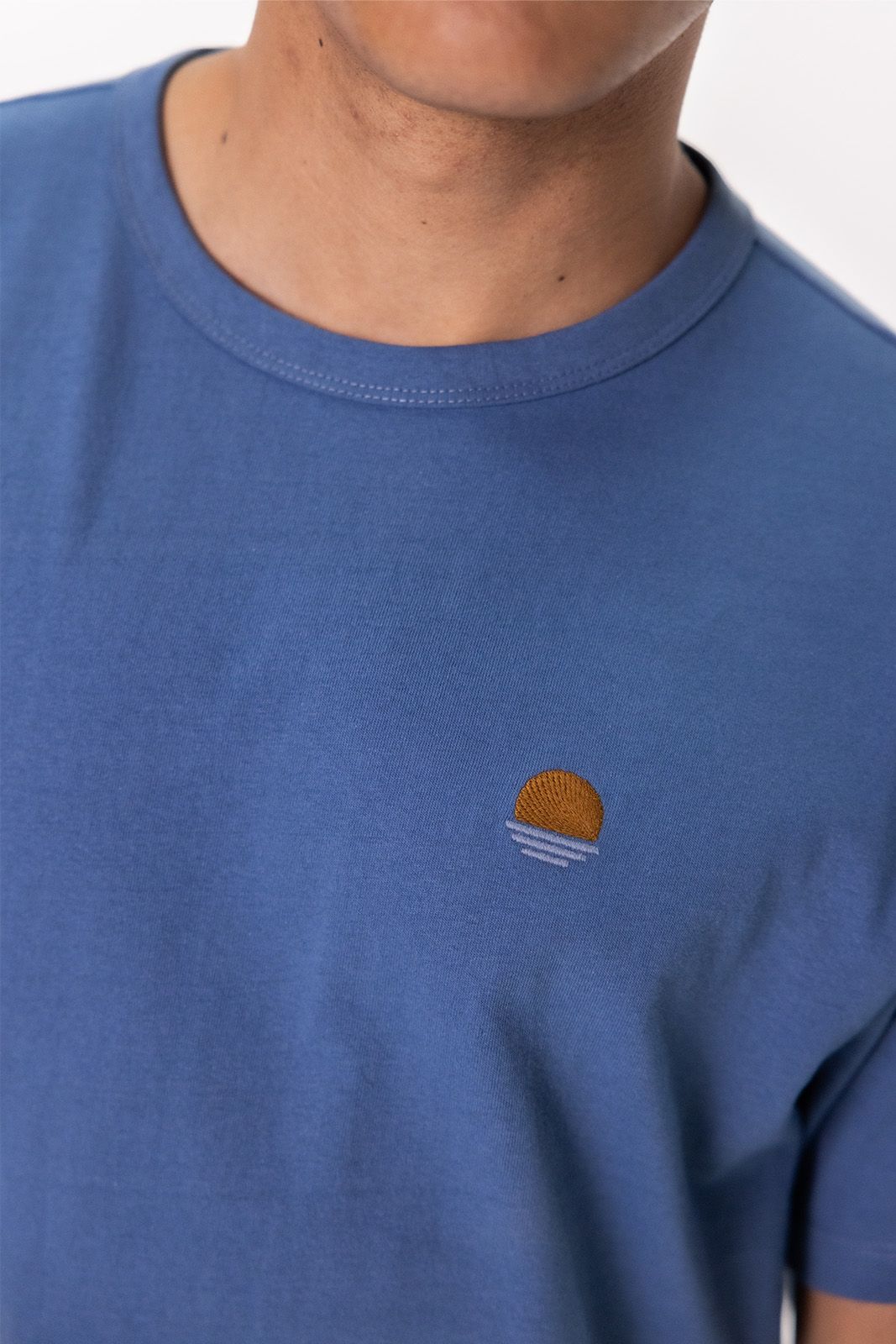 Blauw T-shirt met artwork
