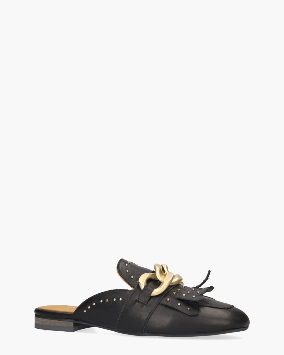Gioia Wynne Zwart Damesloafers