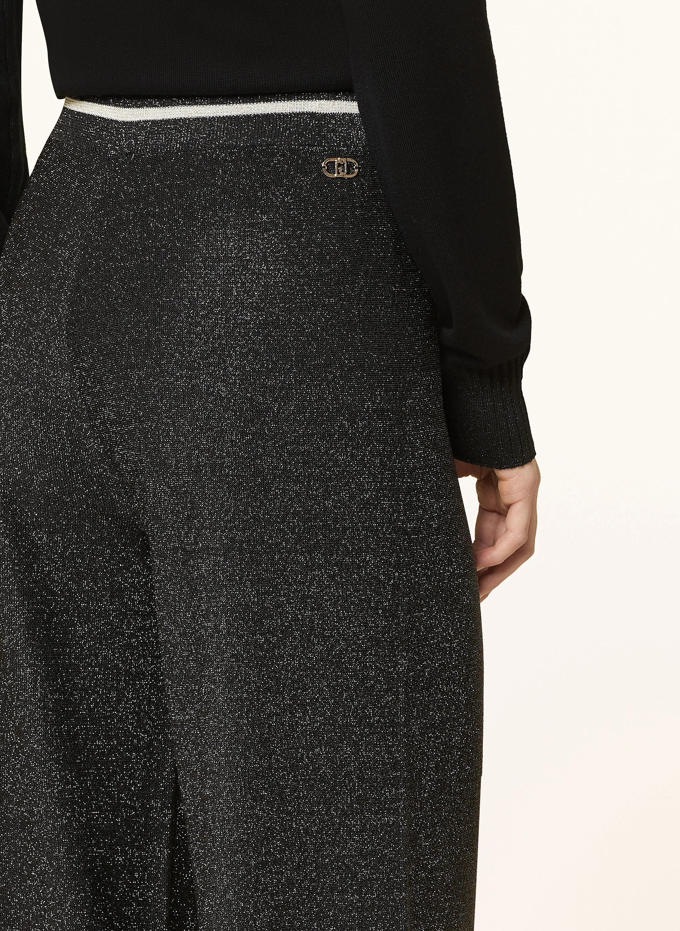 LIU JO Strickhose mit Glitzergarn