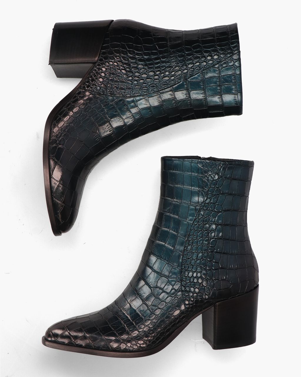 Gioia Venla Petrol Dames Enkelboots