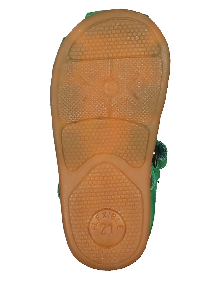Lauflernsandalen DEVE mit Zehenschutz in grün