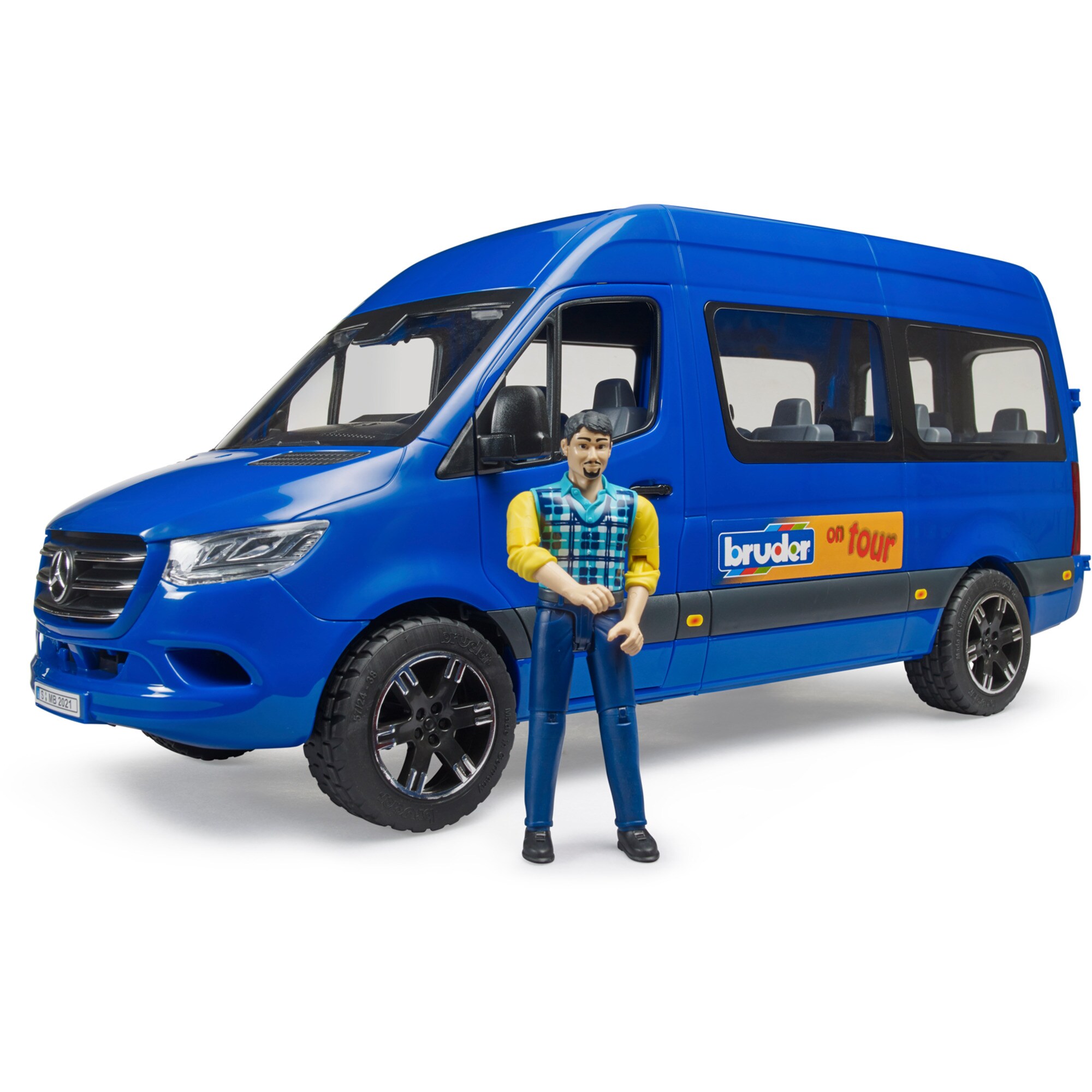 bruder Modellfahrzeug Mercedes Benz Sprinter Transfer mit Fahrer