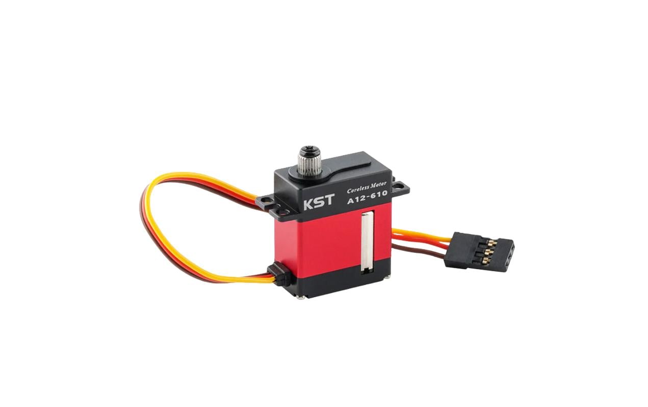 Mini Servo A12-610 V8.0 9 kg, 0.1 s, Digital HV12 mm Miniservo mit Stahlgetriebe und Softstart