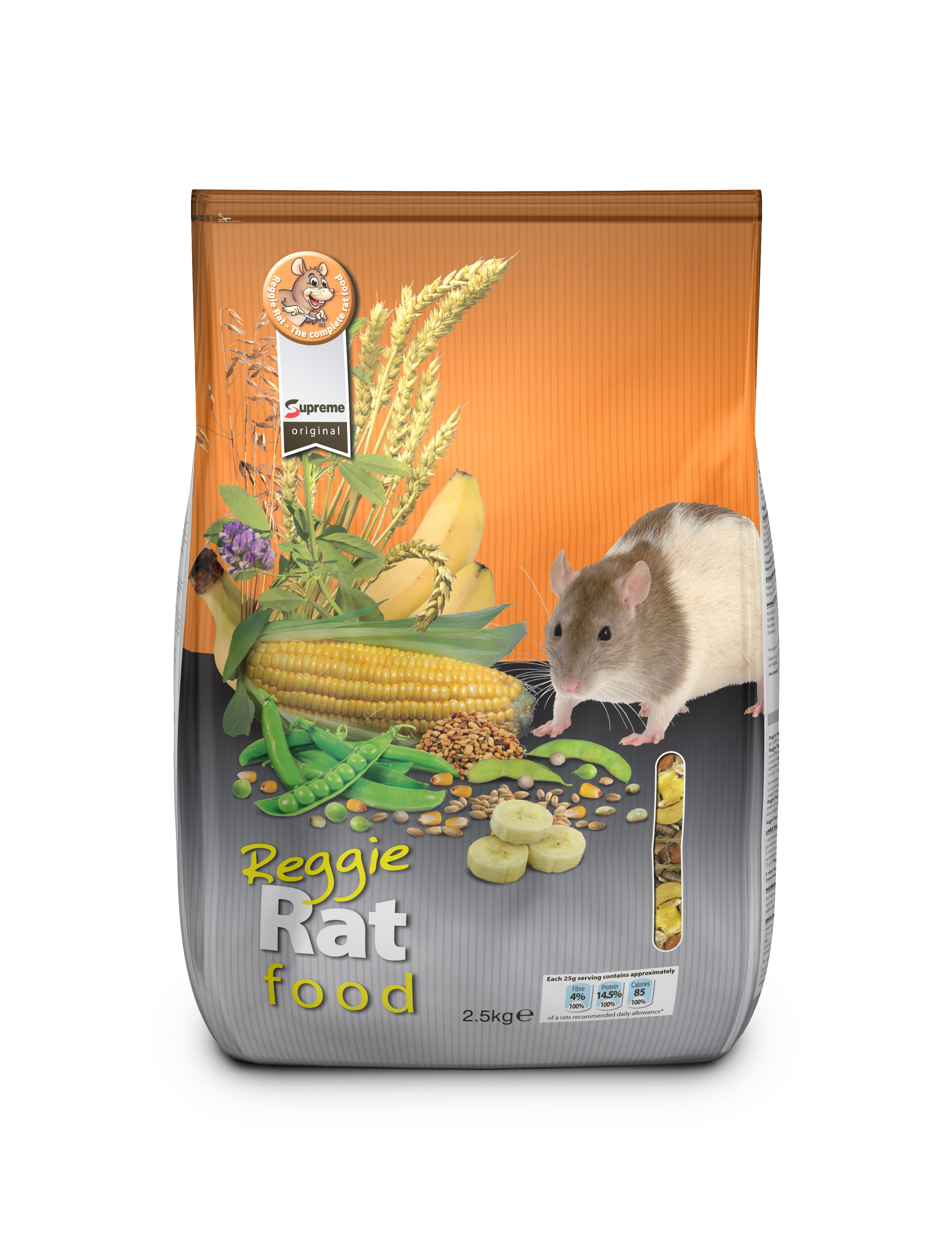 Tiny Friends Farm Reggie Rat - Rattenvoer - 2.5 Kilogram