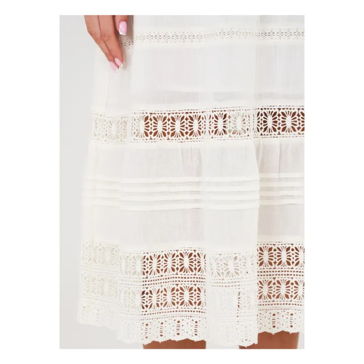 M.A.B.E. Robe Loretta Midi | Ecru