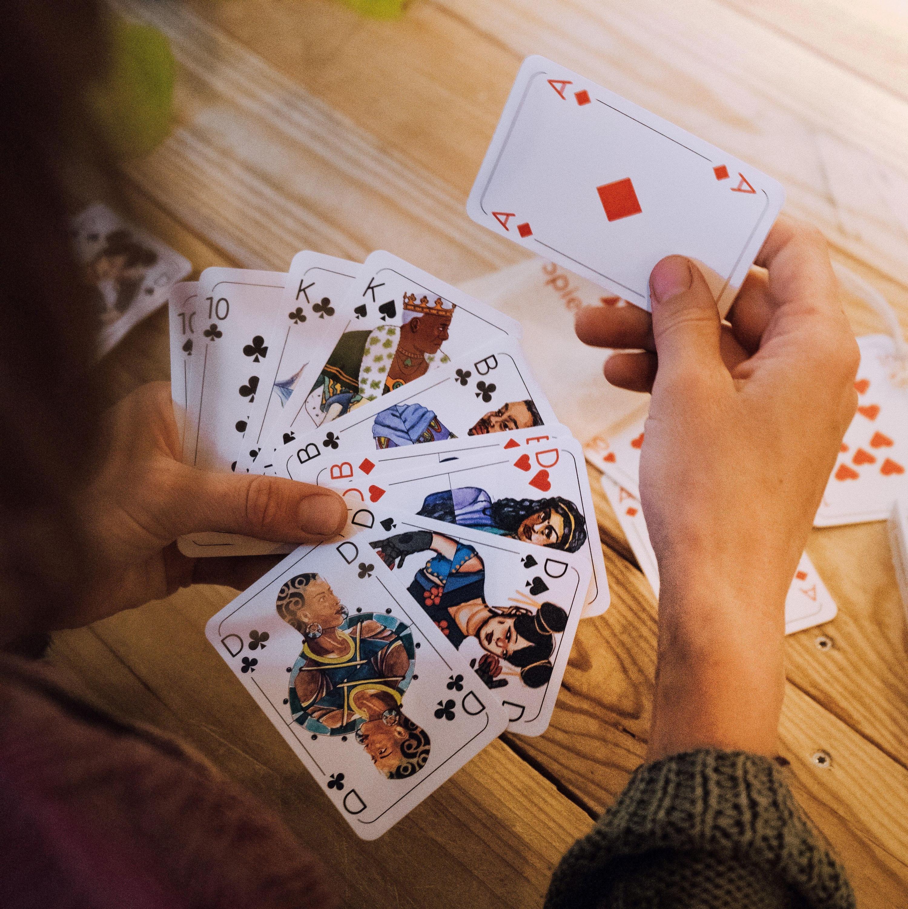 Gendergerechtes Skat (Spielkarten)