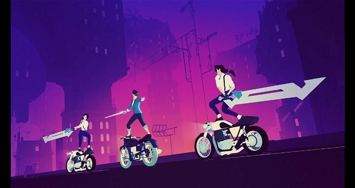 Sayonara Wild Hearts - Import - PS4
