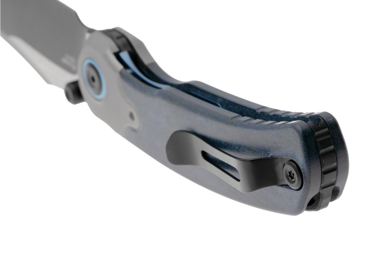 Kizer Pioneer Clip Point ZX-FK03A2 Two Tone S35VN, Richlite Titanium Bolster, zakmes