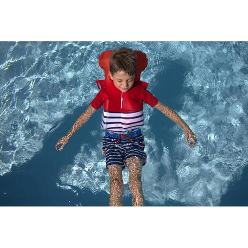 Tee-shirt anti-noyade Rouge taille 3 ans - FLOATEE