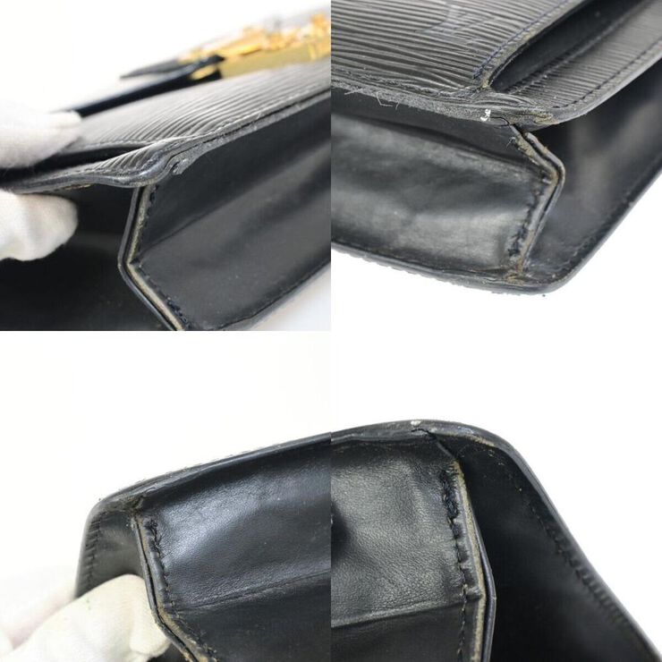 Louis Vuitton Vintage Louis Vuitton Clutch Black