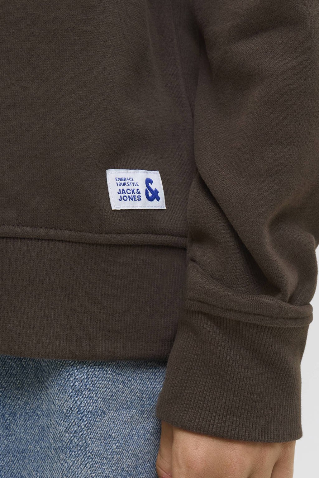 JACK & JONES JUNIOR sweater donkerbruin
