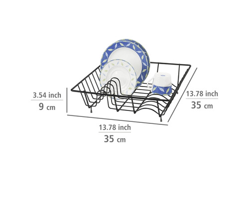 Wenko Chromo zwarte afdruiprek 69752800