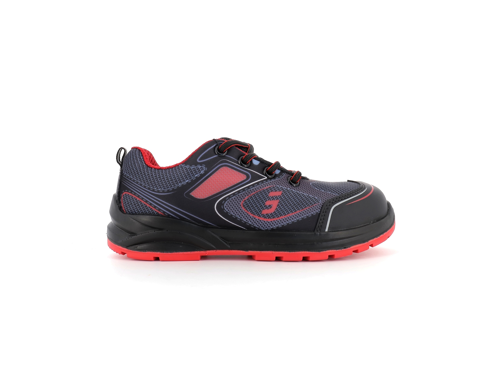 Safety jogger work-CADOR Synthétique Noir Rouge