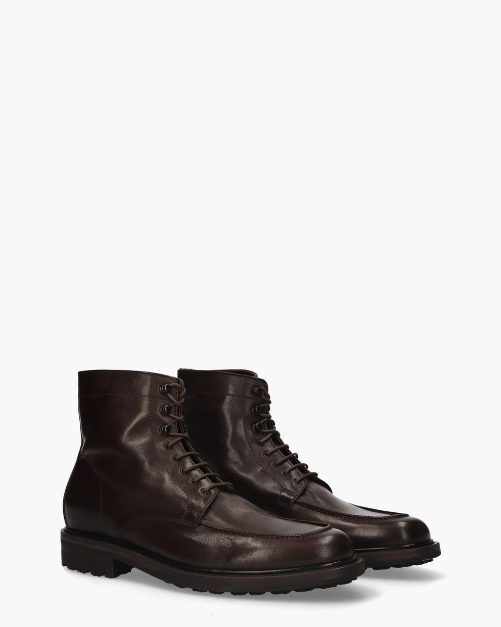 Pantanetti 15802E Donkerbruin Heren Veterboots