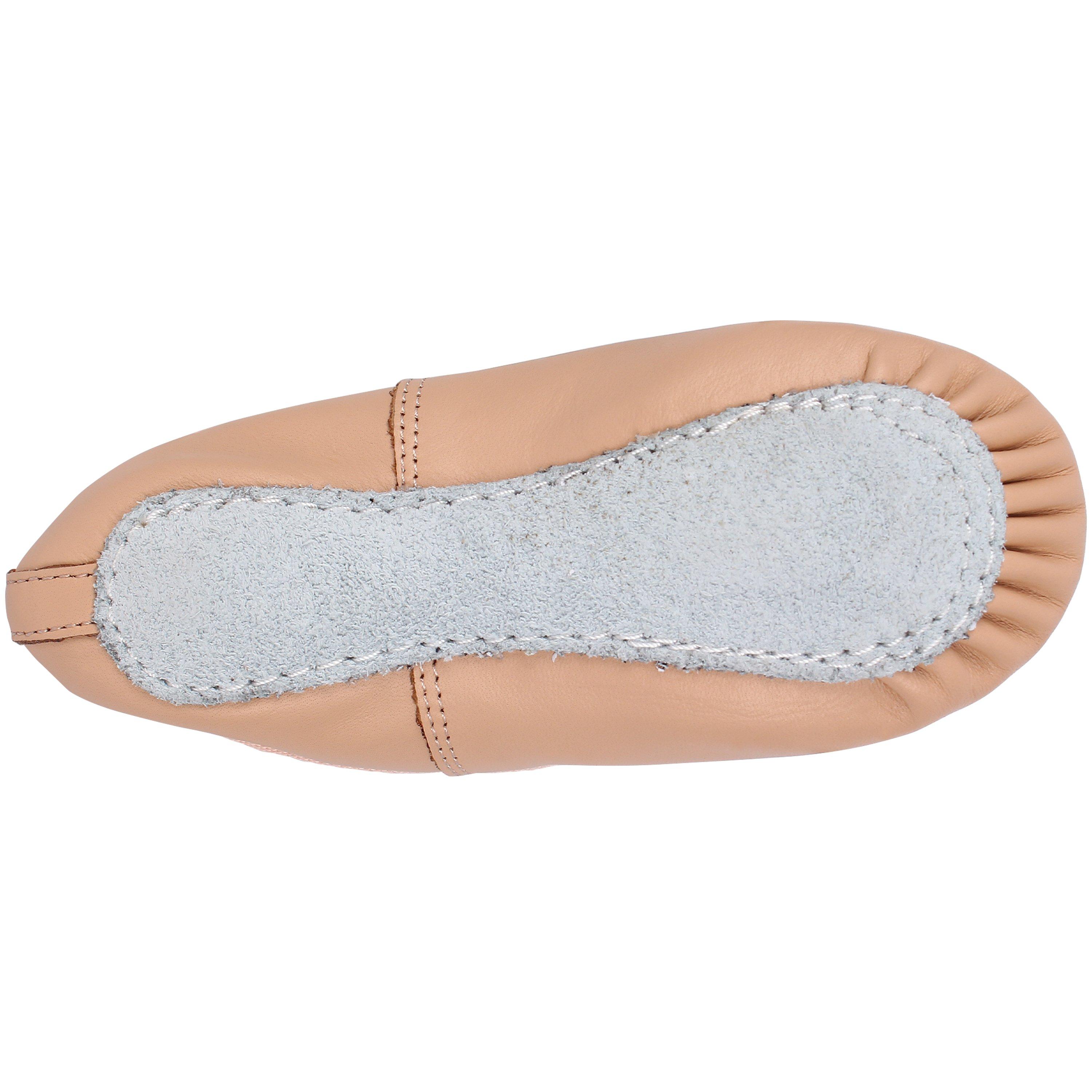 Slazenger Slaz Full Sole Leather Ballet Shoe Infant