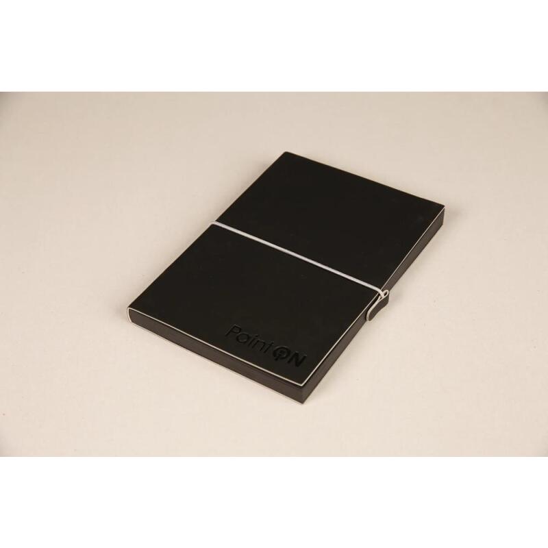 Paint'ON Noir carnet cousu 32F A5 250g - Noir