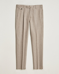 PT01 Slim Fit Pleated Wool/Cashmere Trousers Navy