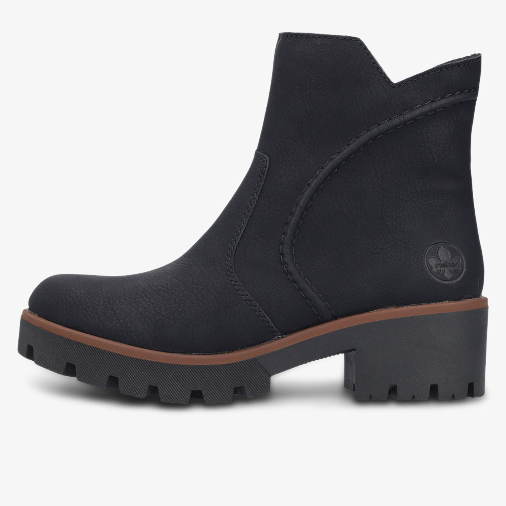 rieker Damen Klassische Stiefeletten schwarz