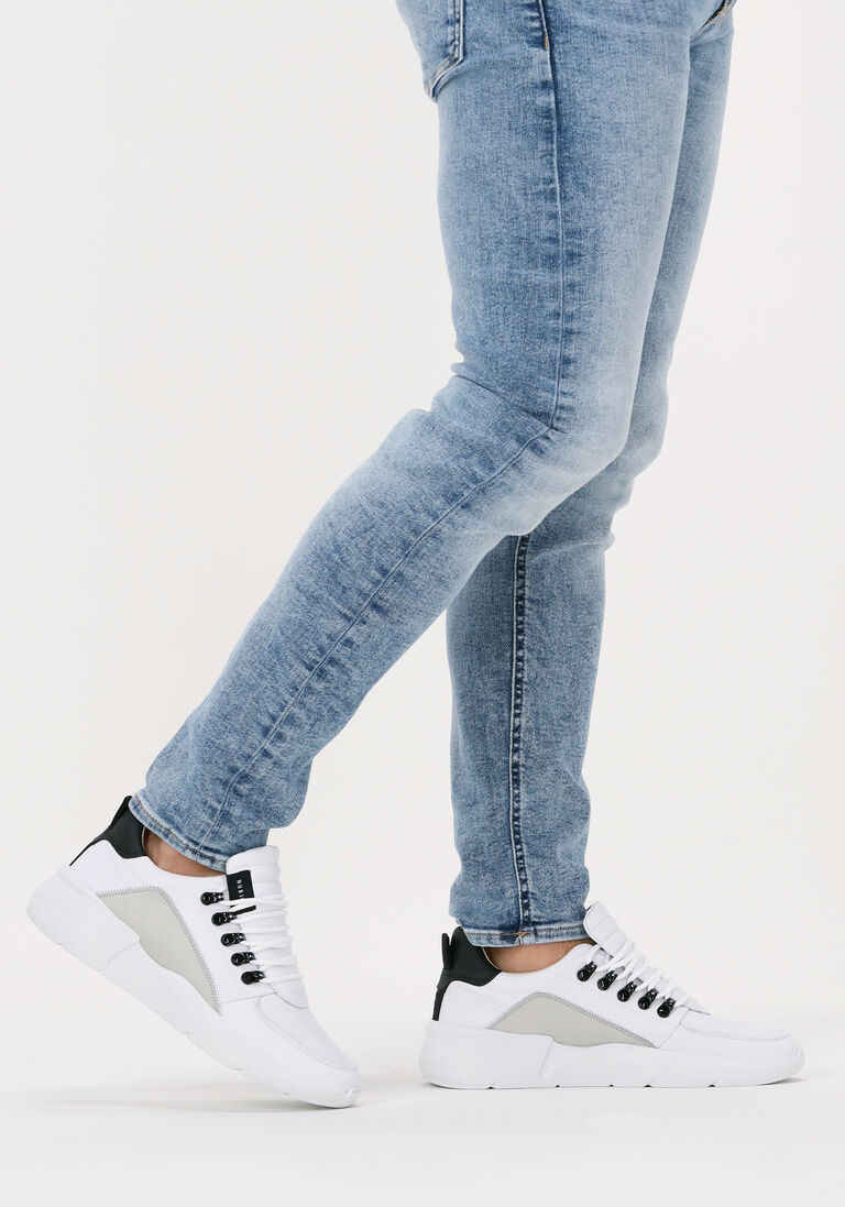 NUBIKK witte nubikk lage sneakers roque roman men