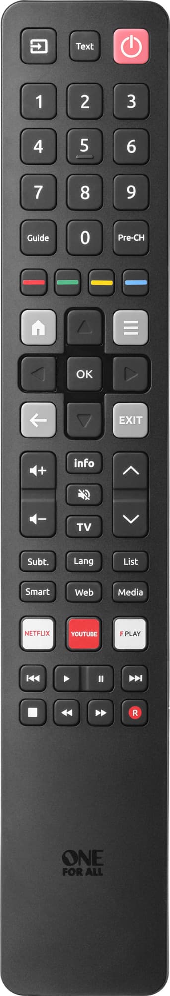 OFA URC 4922 erstatningsfjernbetjening (TCL TV)