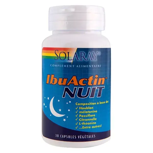 Solaray IbuActin Nuit 30 capsules végétales