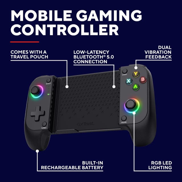 Trust GXT735 Mylox trådløst gamepad