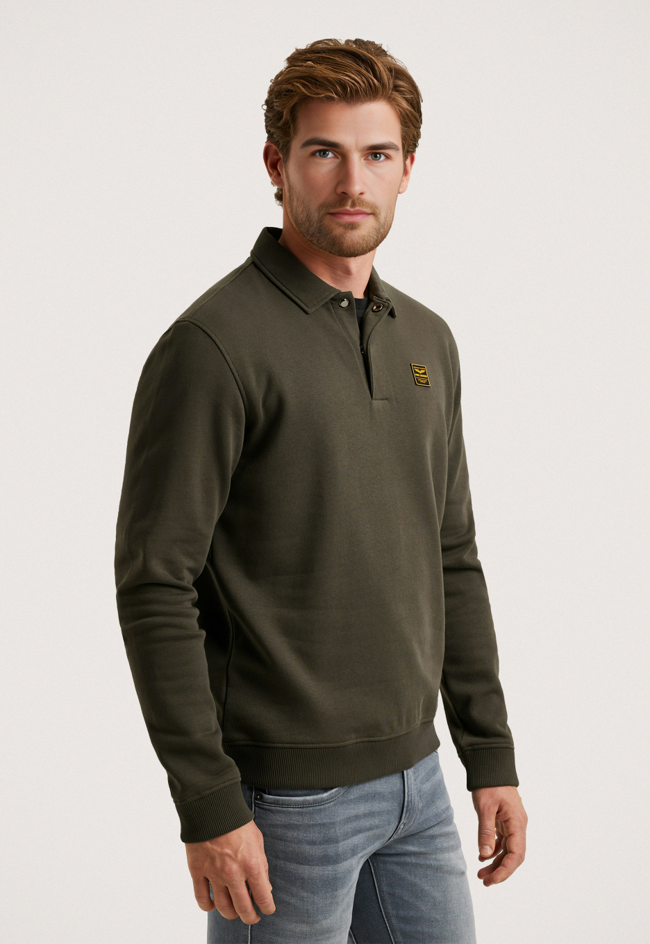 PME Legend Half Button Longsleeve