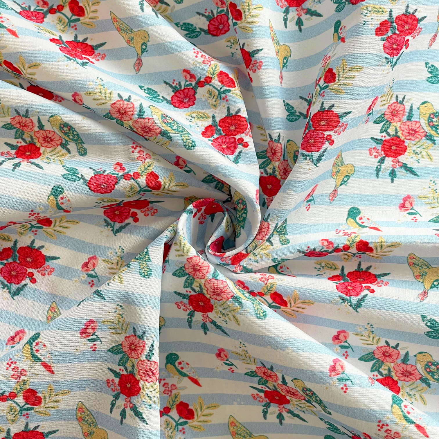 Coupon Tissu 1 M Horizons Fleuris