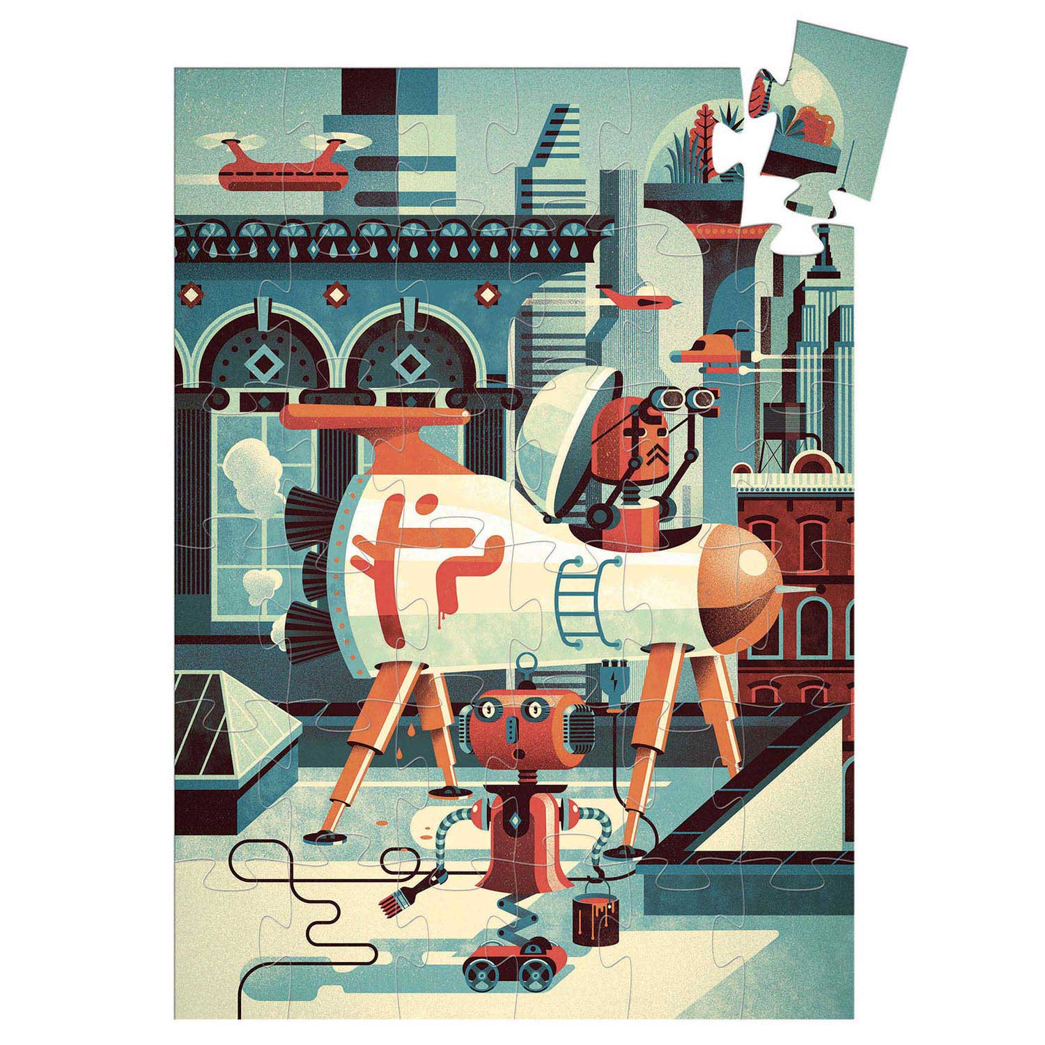 Djeco Legpuzzel Bob de Robot, 36st.
