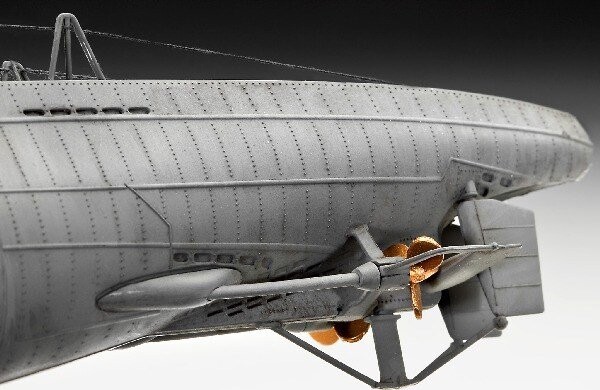 Revell - German Submarine Type Vii C/41 Ubåd Byggesæt - 1:144 - 05100