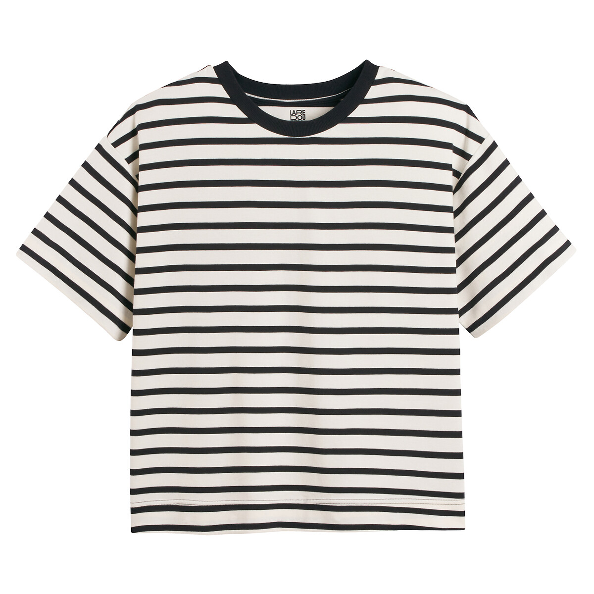 COLEÇÃO LA REDOUTE<br>Camiseta listrada folgada, estampa exclusiva Paul