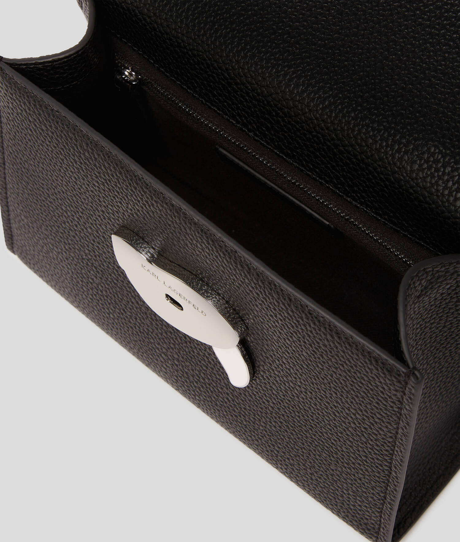 SAC BANDOULIÈRE GRAINÉ IKON - Noir