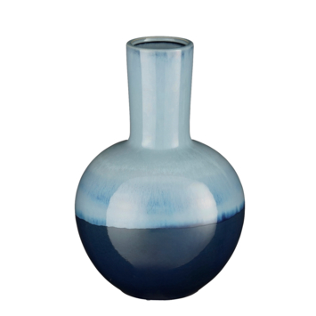 Holm vaas blauw - h42xd28,5cm
