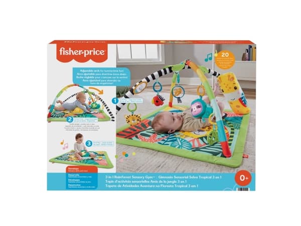 Fisher Price Utdanningsmatte 3in1 Tropisk skog HJW08