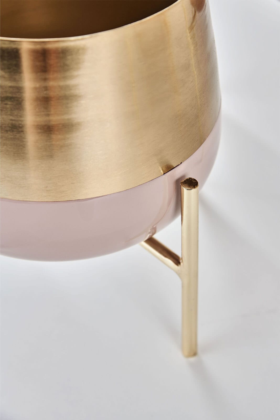 Pflanzenständer 3er-Set goldfarbig /rosé