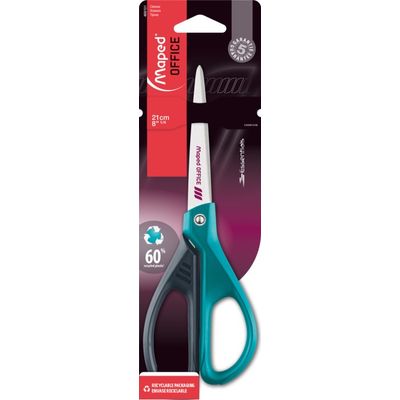 Maped - Ciseaux décorés Essentials Green - 21 cm symétriques