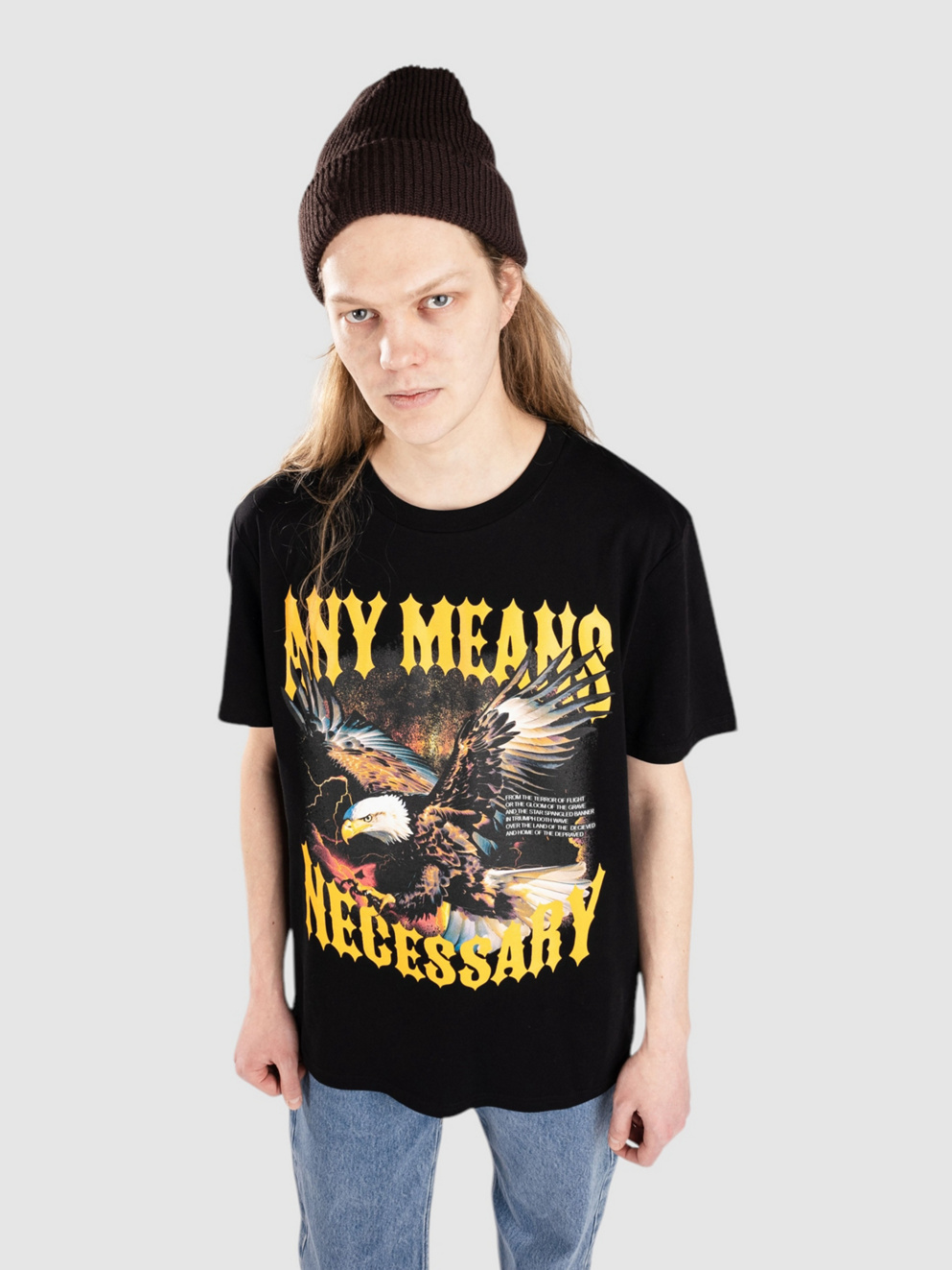 Any Means Necessary Home Of Depraved T-Shirt black
