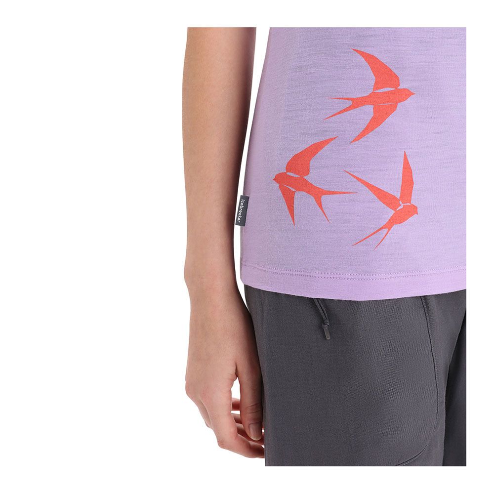 Icebreaker TECH LITE II - Tee-shirt Femme purple gaze