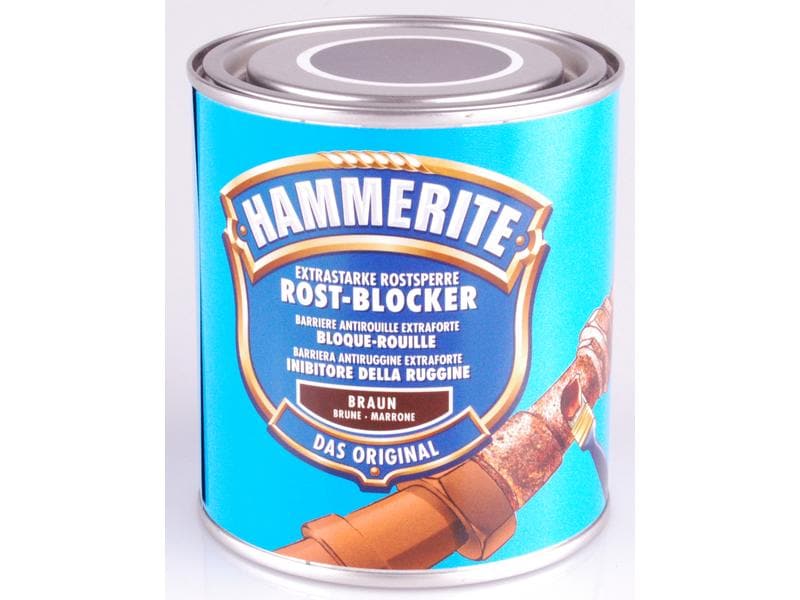 Hammerite Rost-Blocker Braun, 500 ml Hochwirksame Rostsperre für die Aussenanwendung