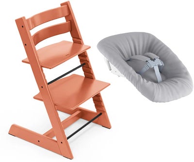 Stokke Tripp Trapp Matstol inkl Newborn Set, Terracotta