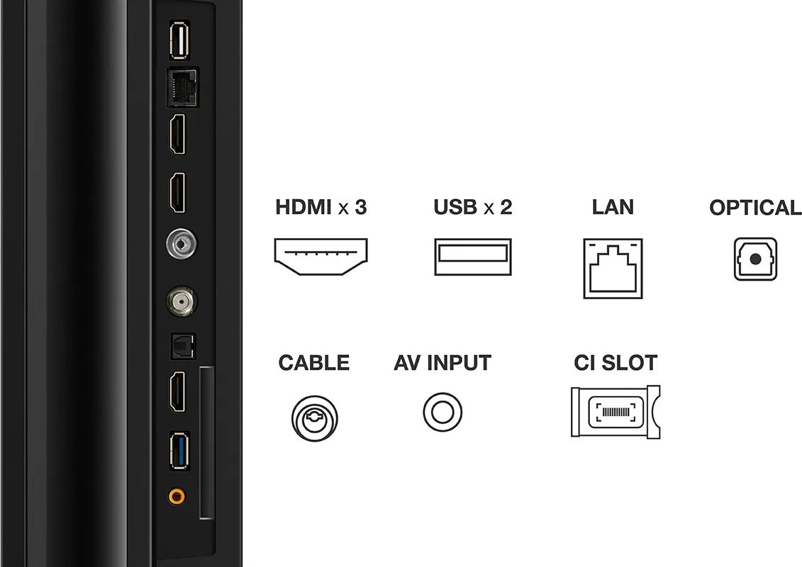 TCL 50P71B TV LED