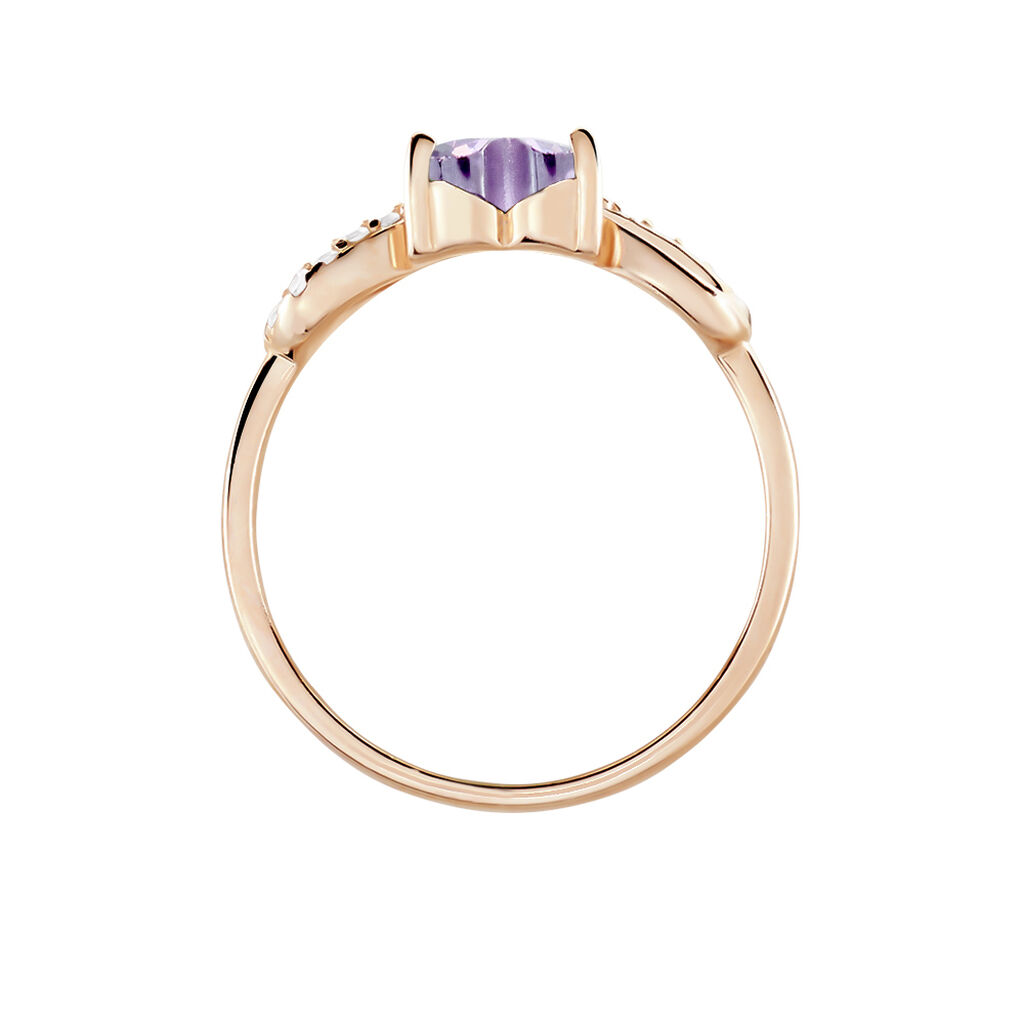 Bague Argent Rose Atieno Oxyde De Zirconium