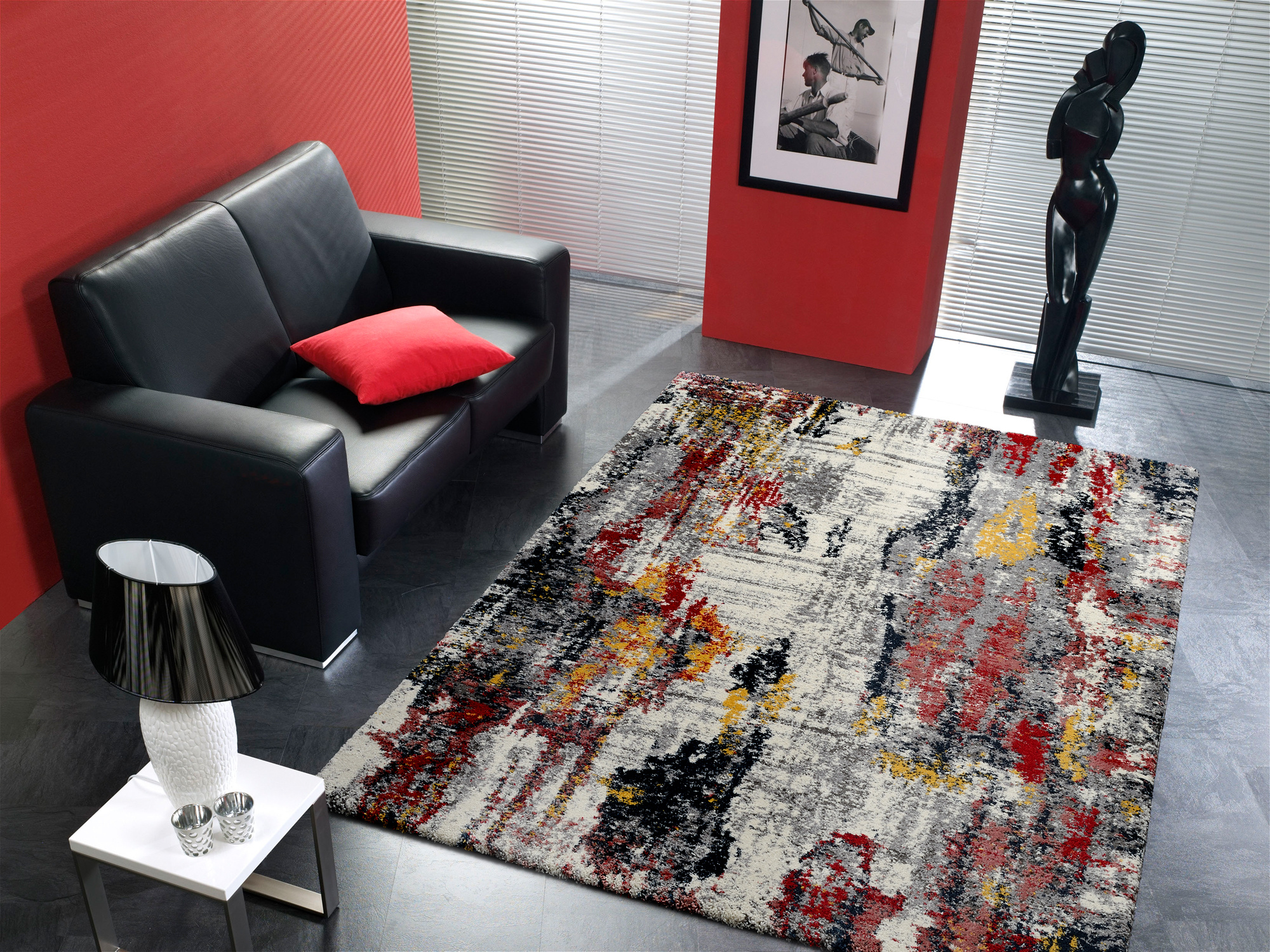 Teppich HIGH AND LOW FIVE 65 x 130 cm