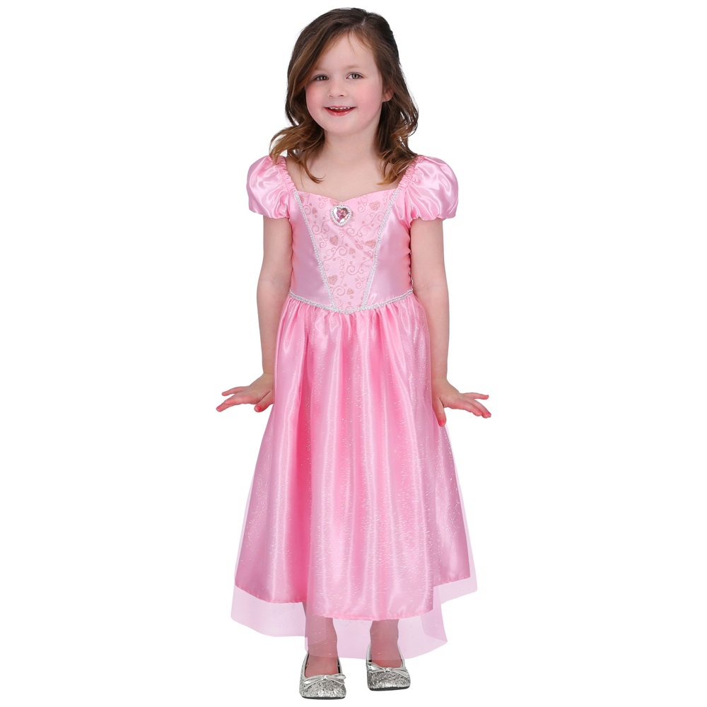Rosa Prinzessinnen-Verkleidungskostüm für Kinder (3-5 Jahre)
